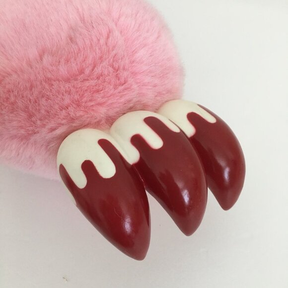 TAiTo Gloomy Bloody Bear Arm Soft Stuffed Toy Key Chain Pink - Picture 2 of 9